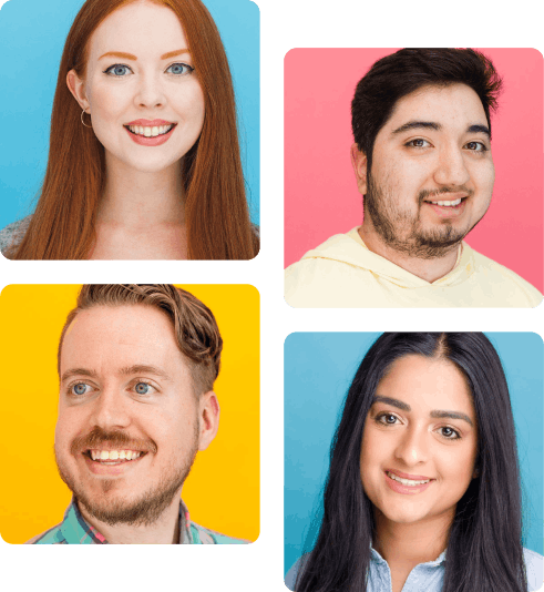 diverse group of headshots