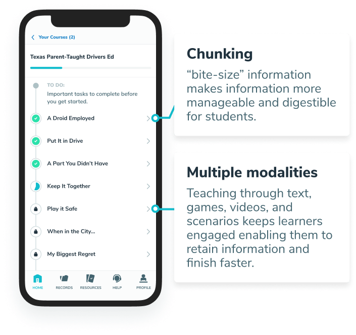 chunking and modalities