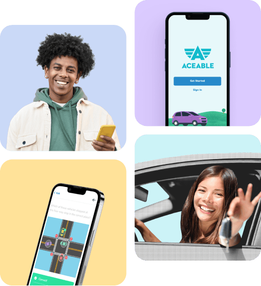 Two teen drivers and the aceable course on a cell phone