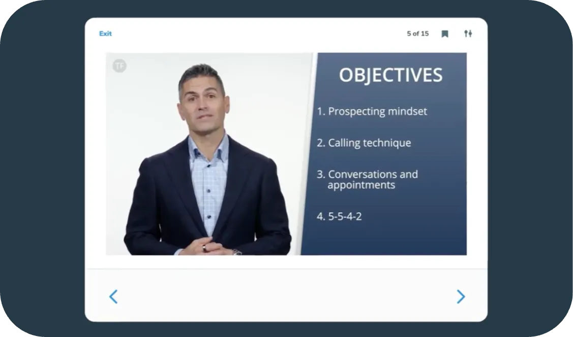 Fast track course objectives