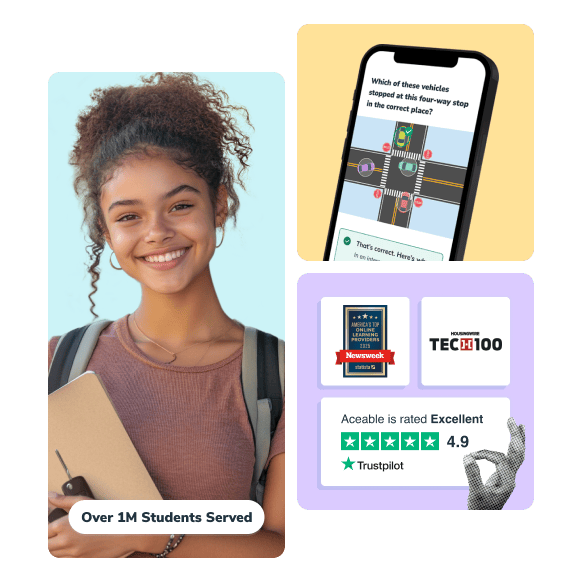Aceable is an award winning drivers ed app