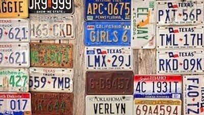 license plates for different states