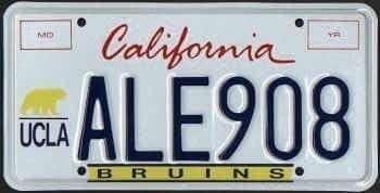 Collegiate License Plate