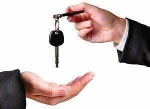 handing over car keys