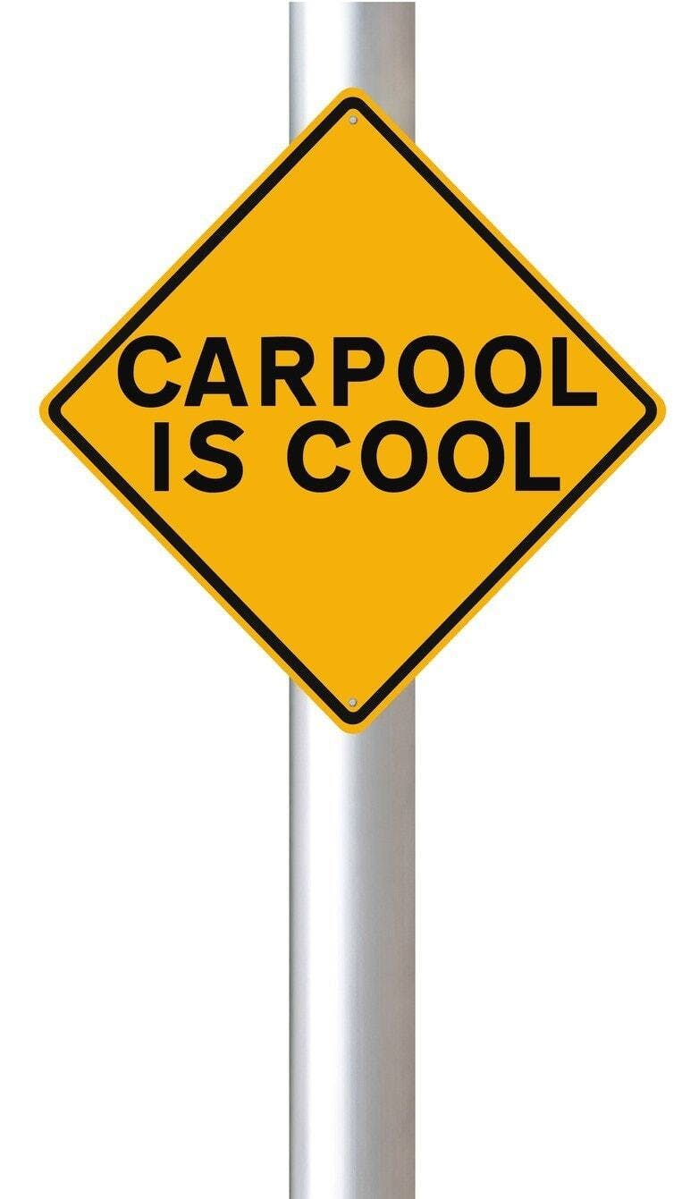 carpooling is cool