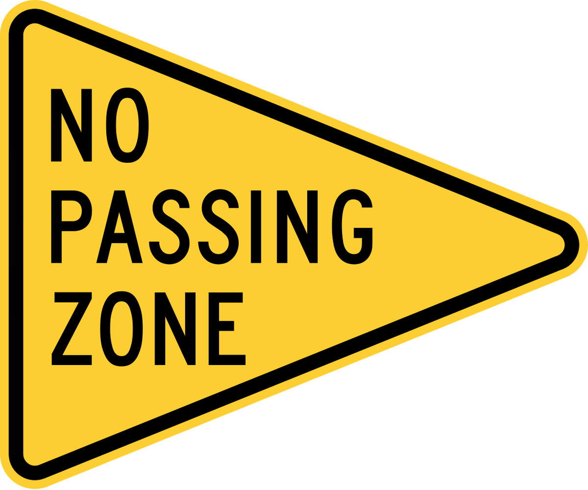 What Does a Pennant Sign on the Road Mean?