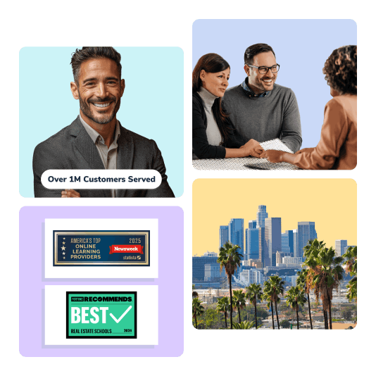 four squares with California skyline, Mortgage officer, Aceable awards
