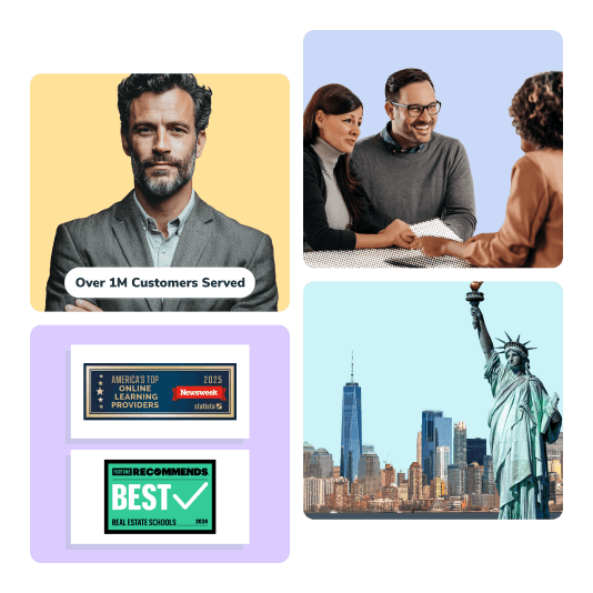 Four squares with the New York skyline, Mortgage officer, Aceable awards