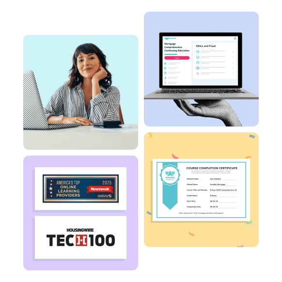 Mortgage licensing and continuing education