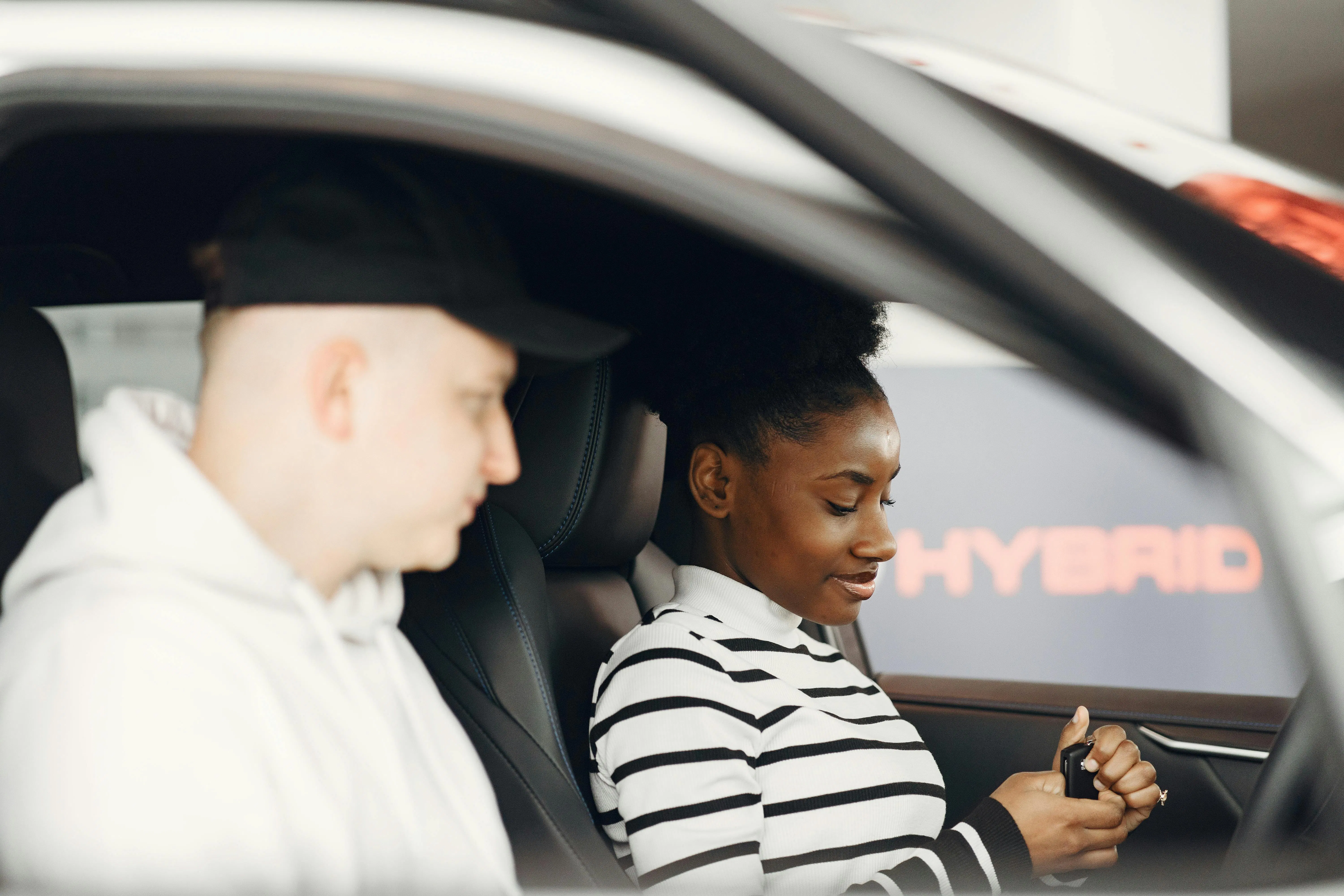woman driving
